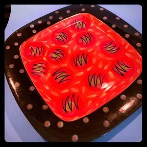 Alexis Ink Pottery large square platter